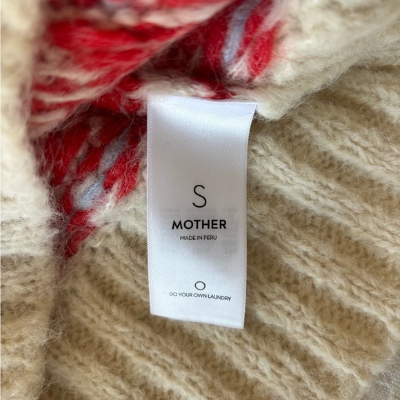 MOTHER Striped Blue and White Sweater - Picture 4 of 5